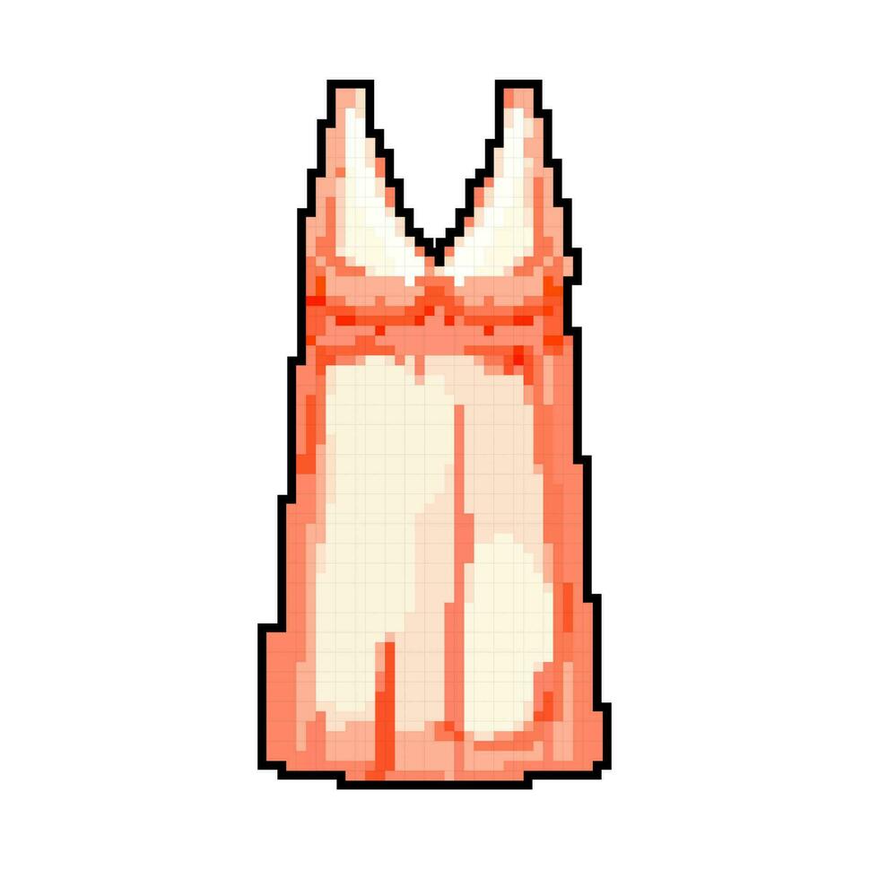 pijama camisola camisola mulheres jogos pixel arte vetor ilustração