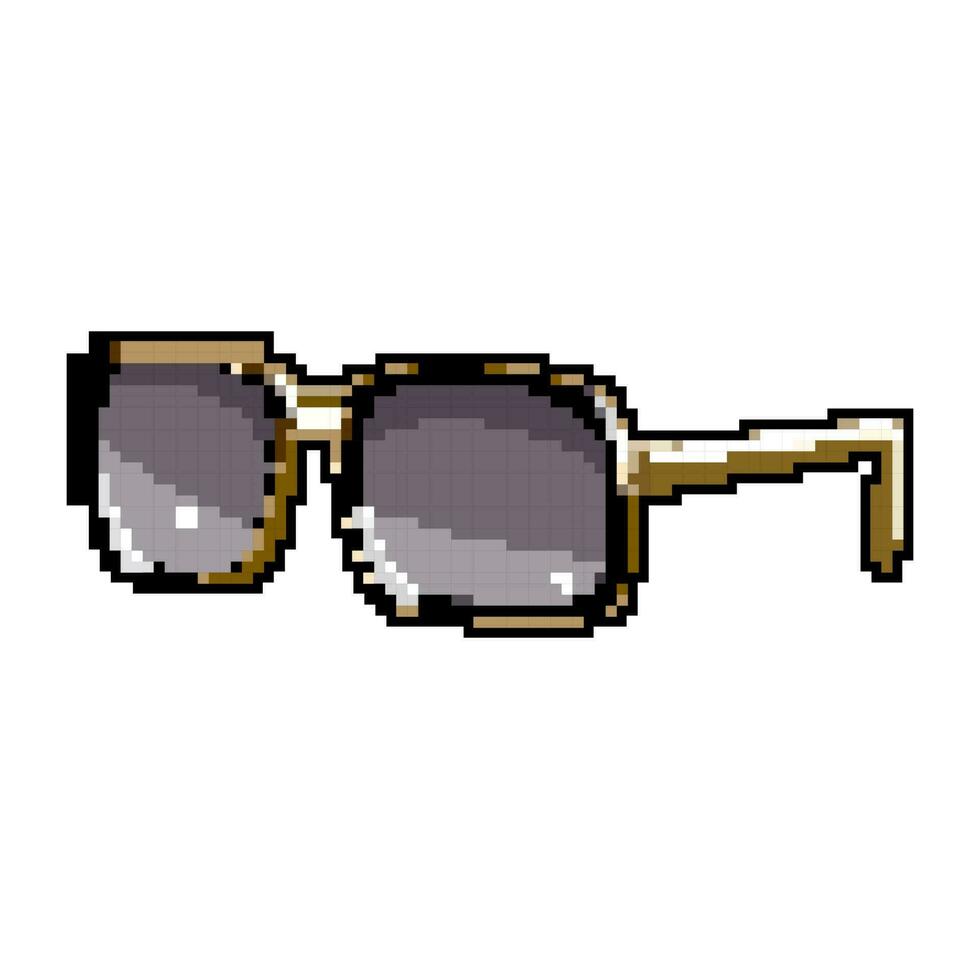 retrato oculos de sol homens jogos pixel arte vetor ilustração