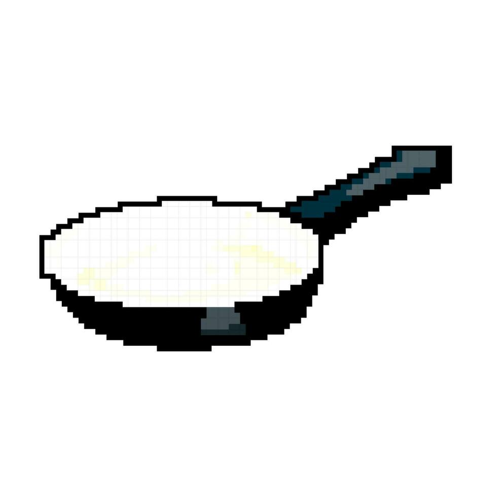 fritar fritar panela cozinha jogos pixel arte vetor ilustração