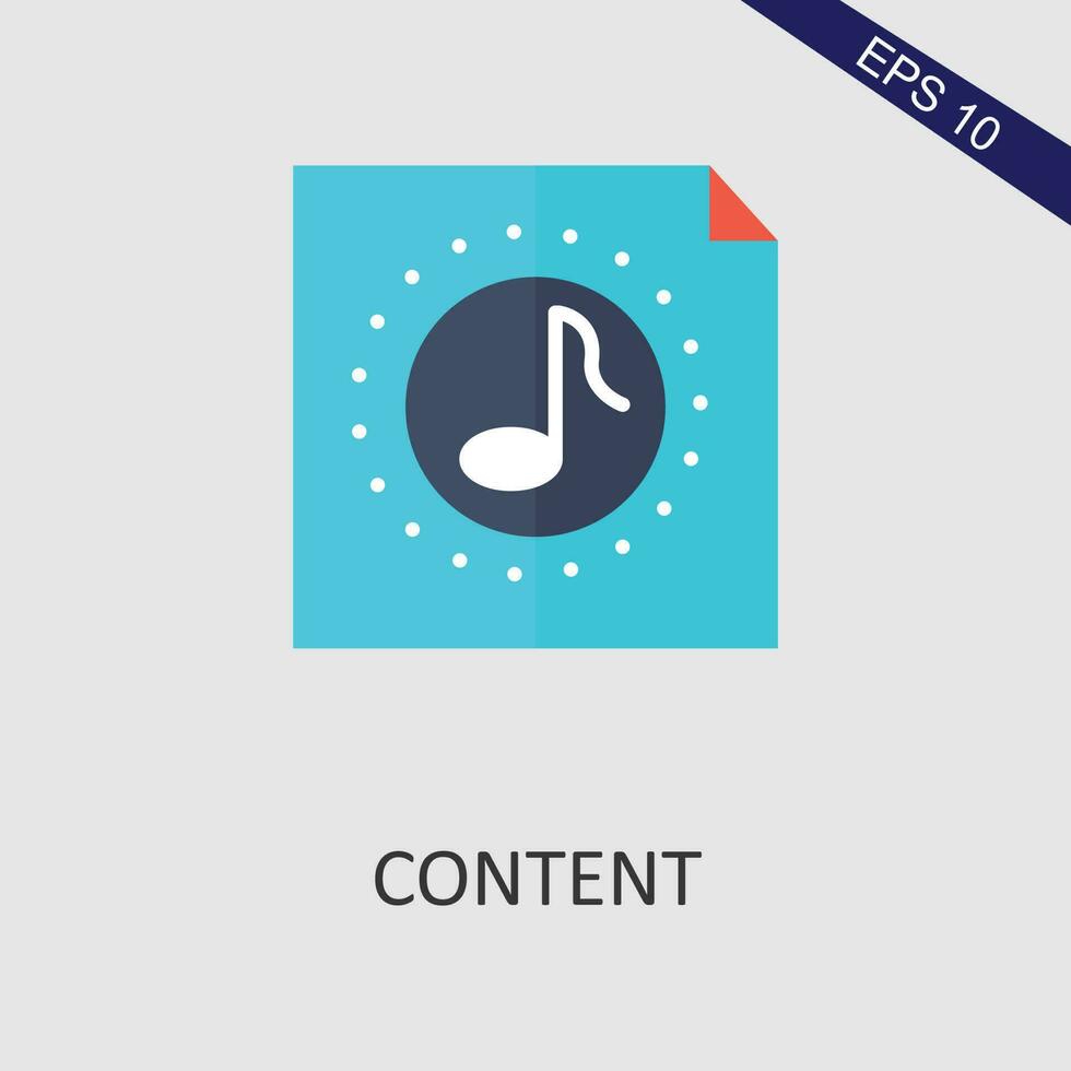 conteúdo plano ícone vetor eps Arquivo