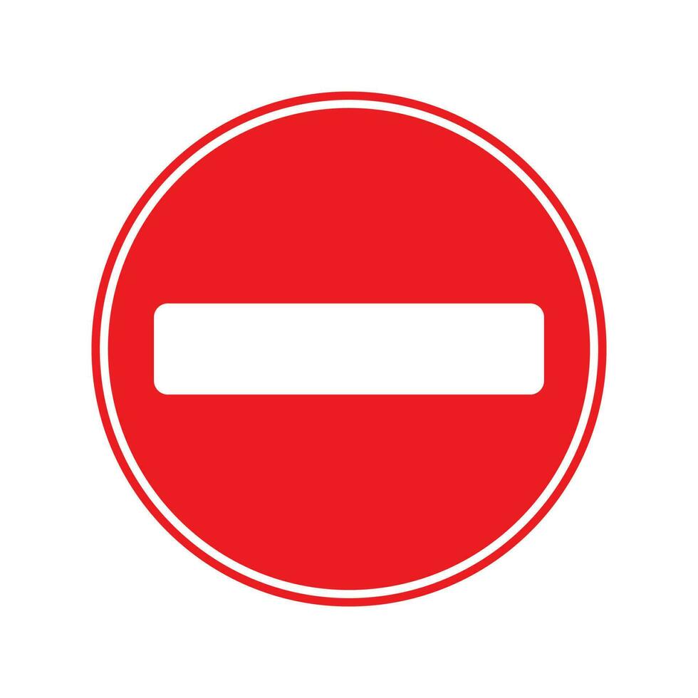 ícone de sinal de trânsito vetor