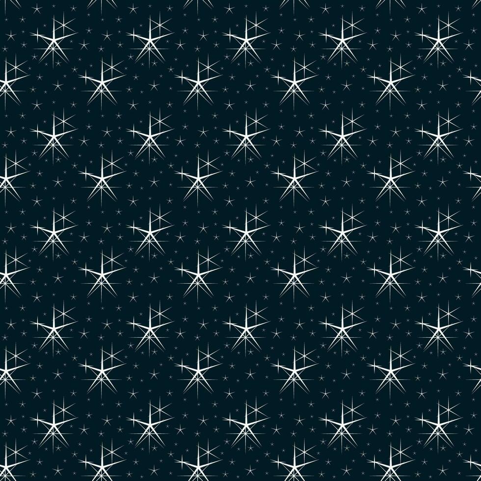 desatado estrelas padronizar em Sombrio fundo. Estrela vetor ilustração