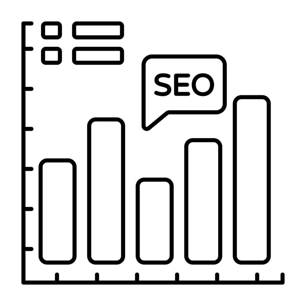 moderno Projeto ícone do dados analytics vetor