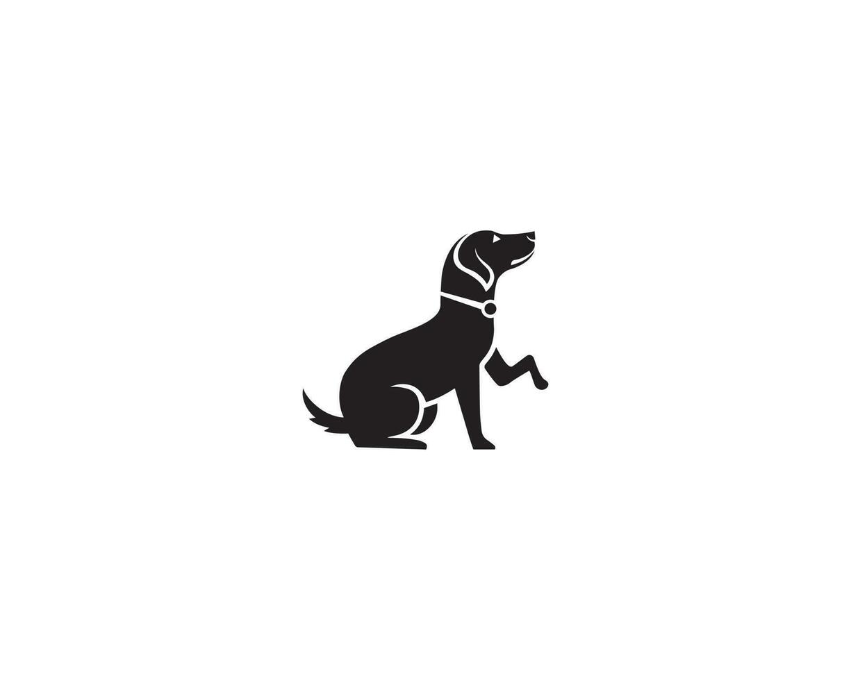 moderno cachorro Treinamento logotipo ícone Projeto conceito vetor ilustração modelo.