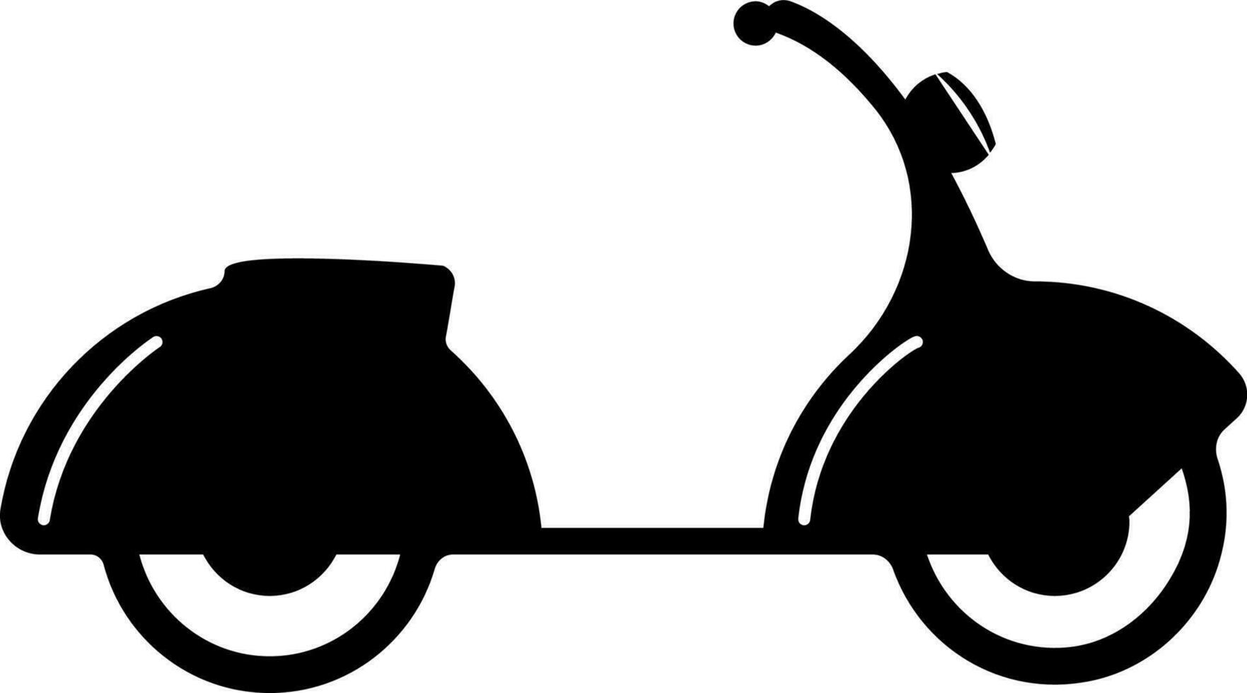ciclomotor ícone vetor ilustração