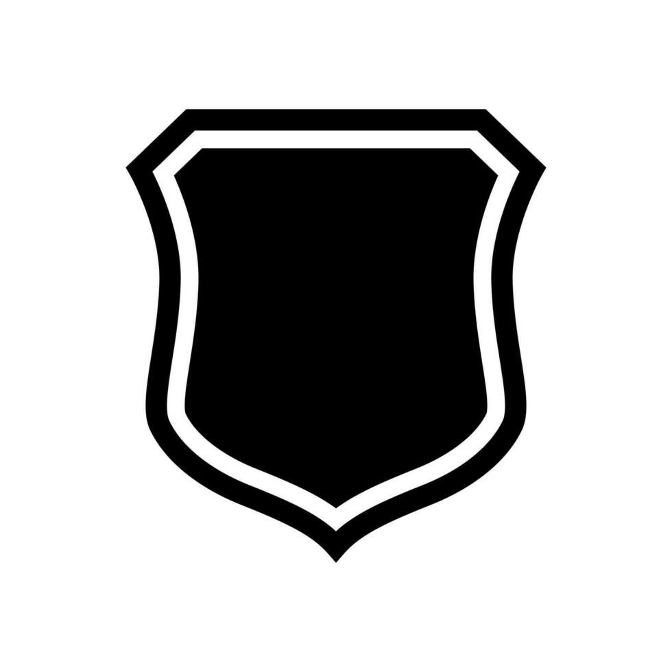 escudo ícone vetor. defesa ilustração placa. armaduras símbolo. proteção logotipo. segurança marca. vetor