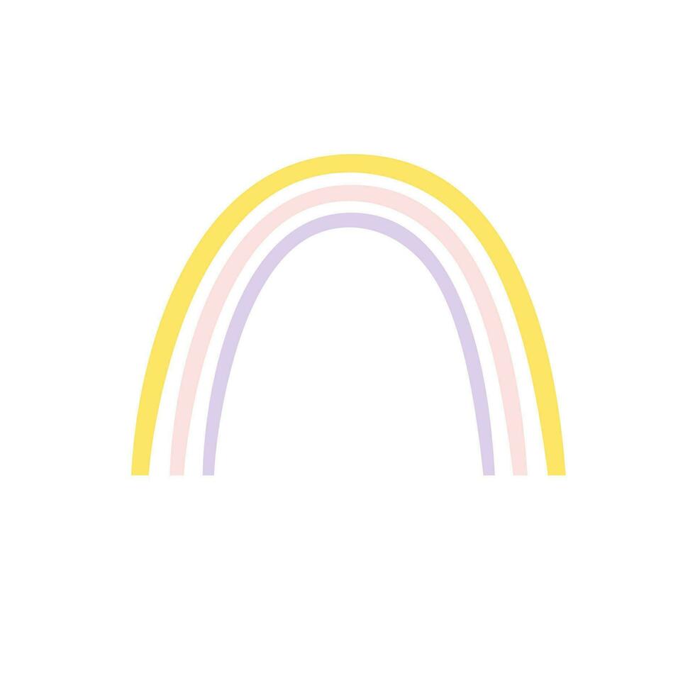 arco Iris ícone vetor. arco ilustração placa. íris símbolo ou logotipo. vetor