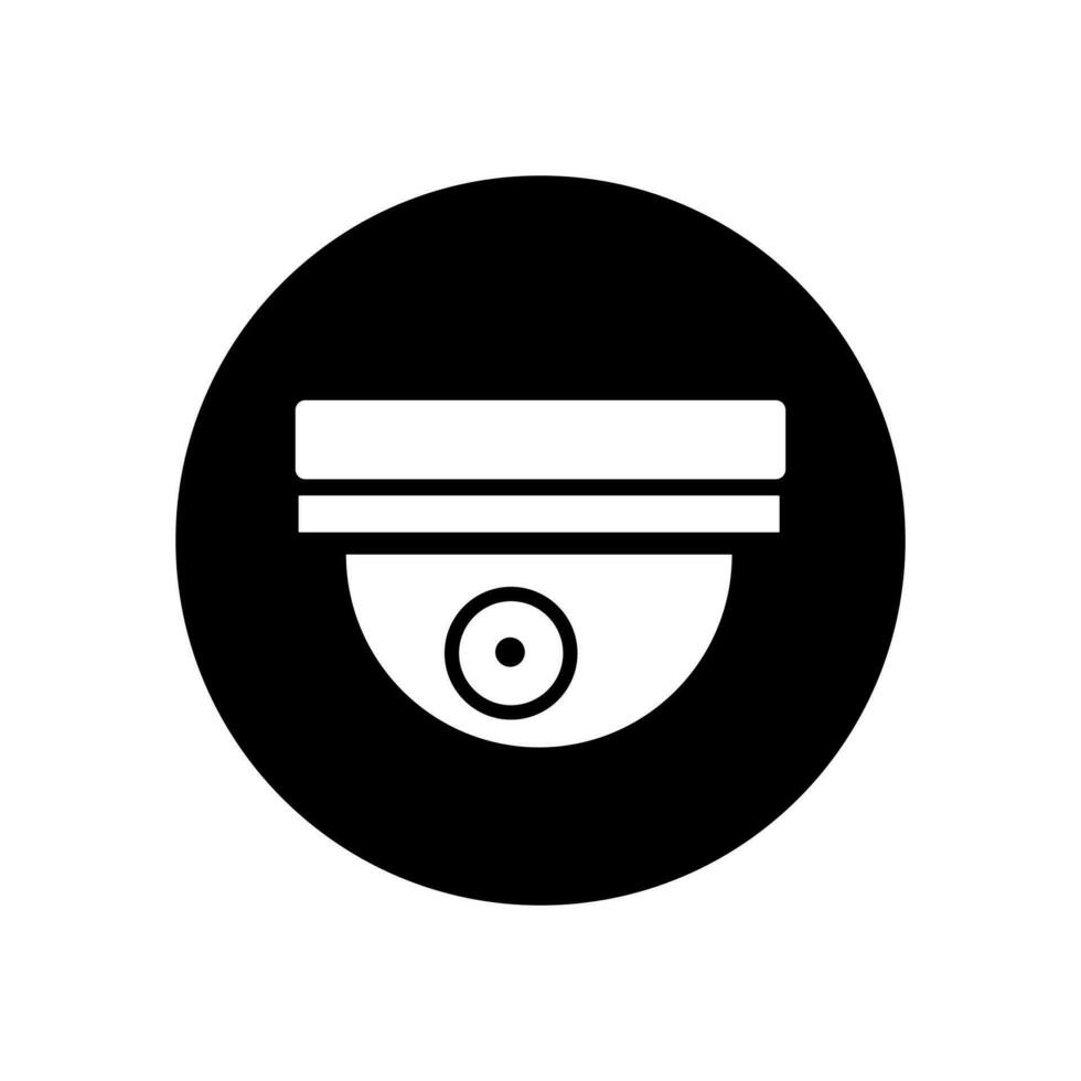 cctv vetor ícone. vídeo monitoramento ilustração placa. video cassete símbolo ou logotipo.