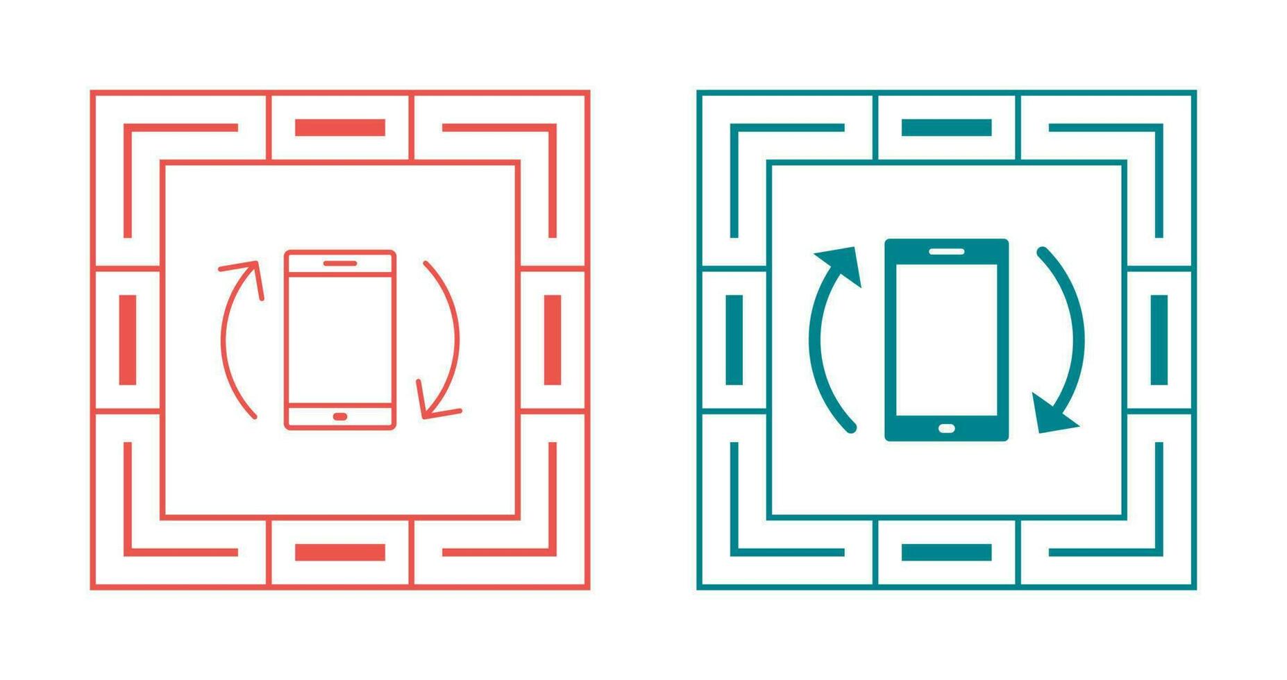 ícone de vetor de rotação automática