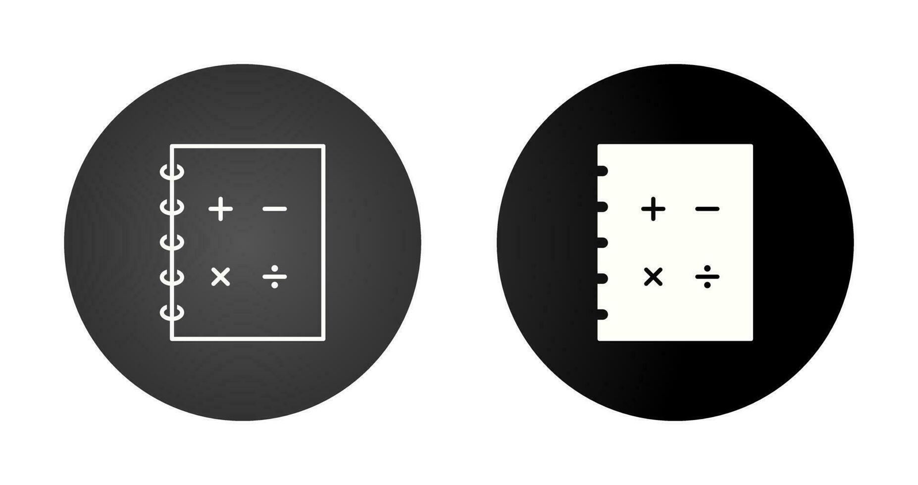 ícone de vetor de matemática