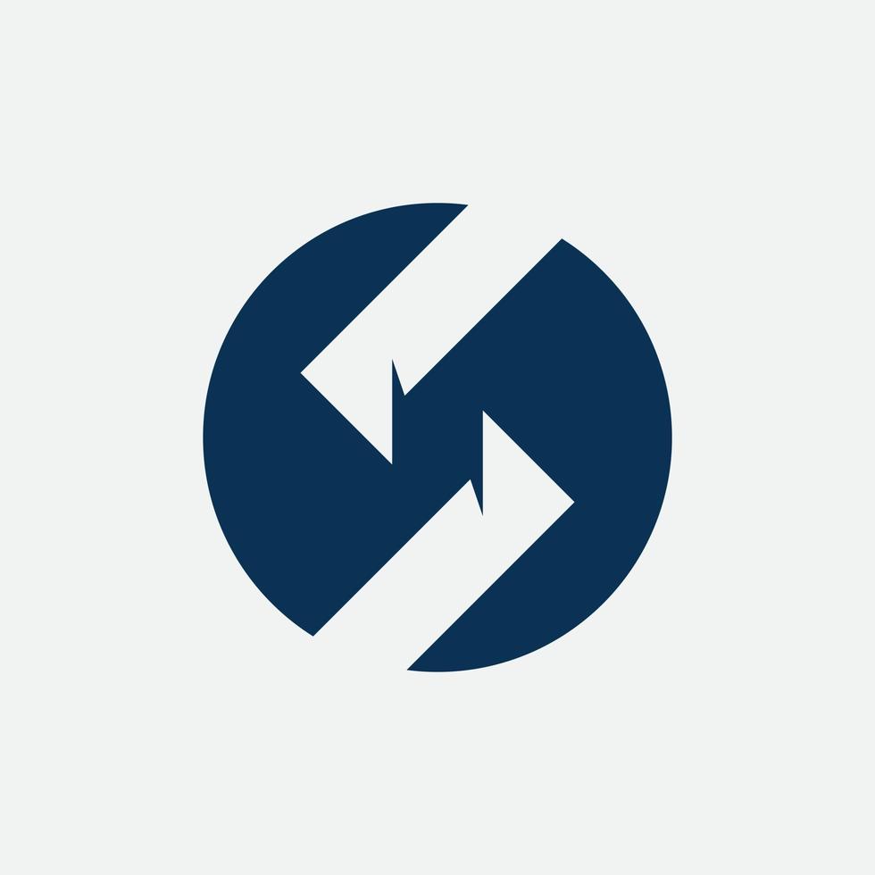 logotipo da carta comercial vetor