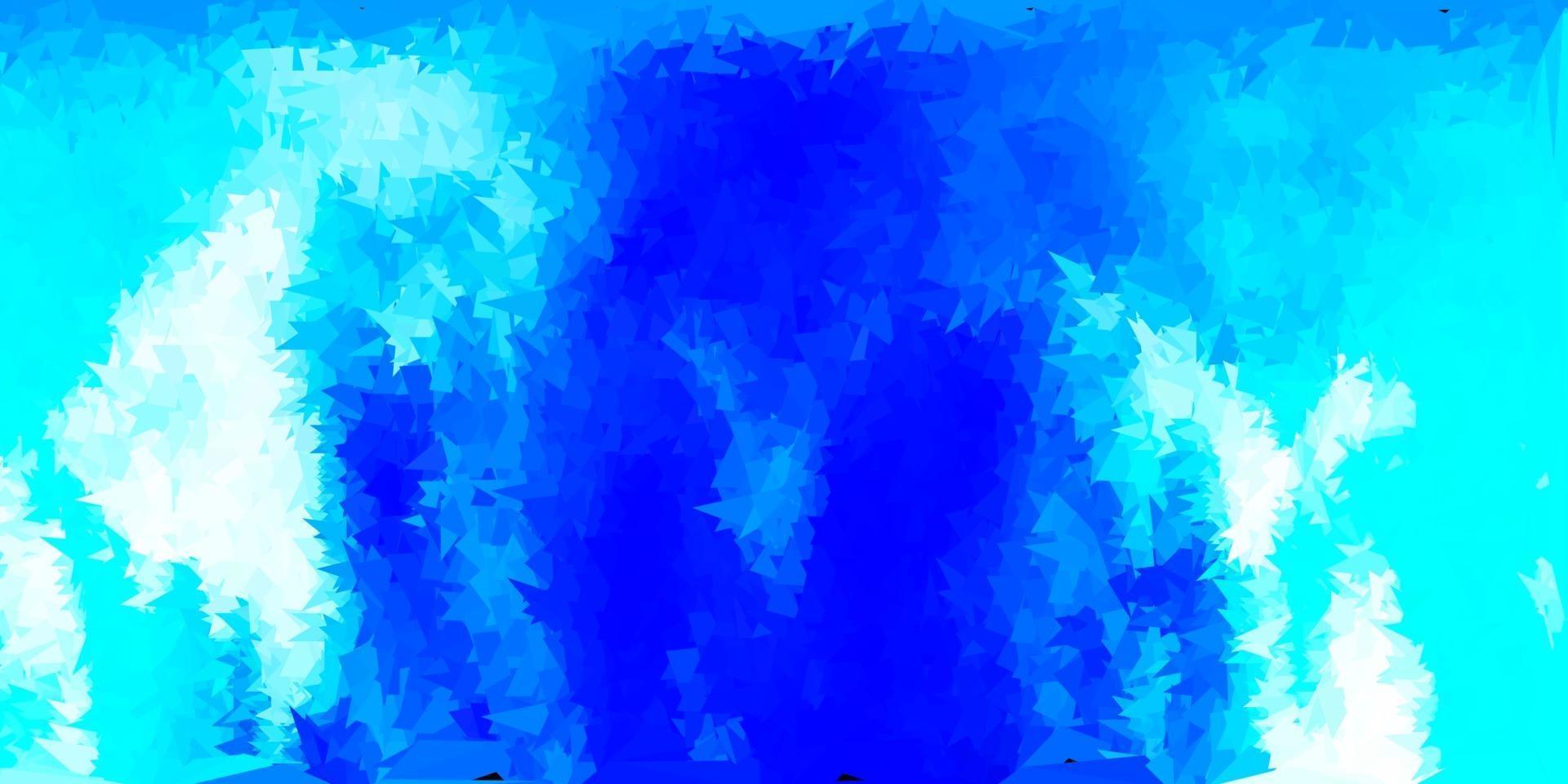 layout de polígono gradiente de vetor azul claro.