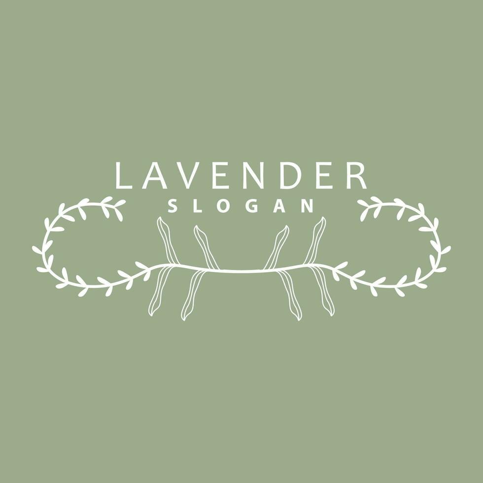 lavanda logotipo, simples elegante roxa flor plantar vetor, cumprimento cartão projeto, bandeira, flor ornamento, lavanda mão desenhado casamento, ícone símbolo ilustração vetor