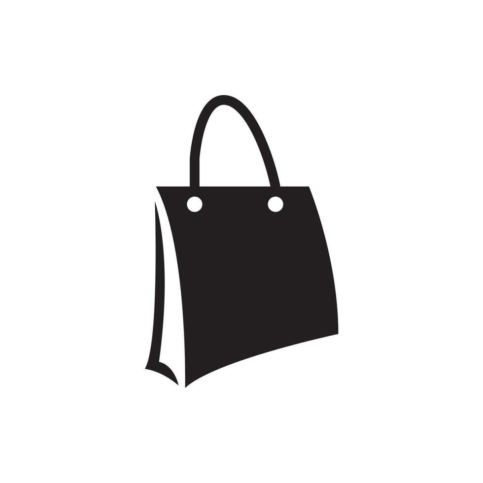vetor de design de ícone de sacola de compras