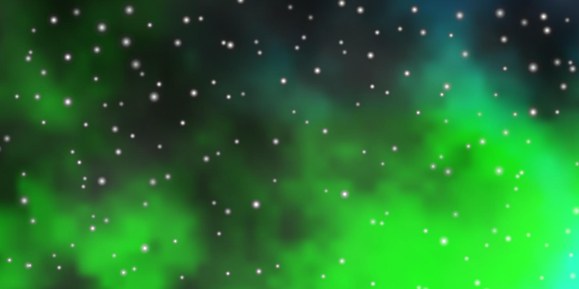 de fundo vector azul, verde claro com estrelas coloridas.