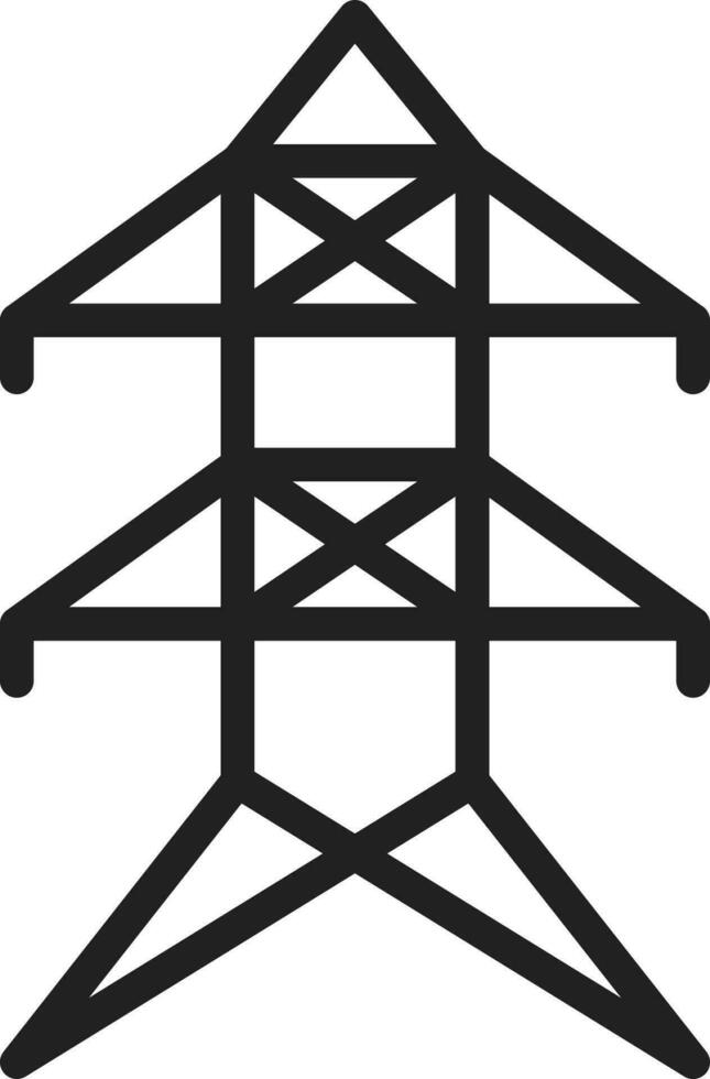elétrico torre ícone vetor imagem.