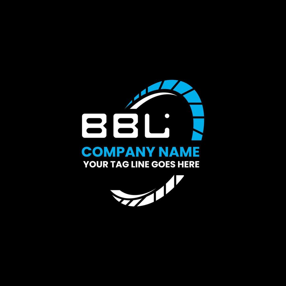 bbl carta logotipo criativo Projeto com vetor gráfico, bbl simples e moderno logotipo. bbl luxuoso alfabeto Projeto