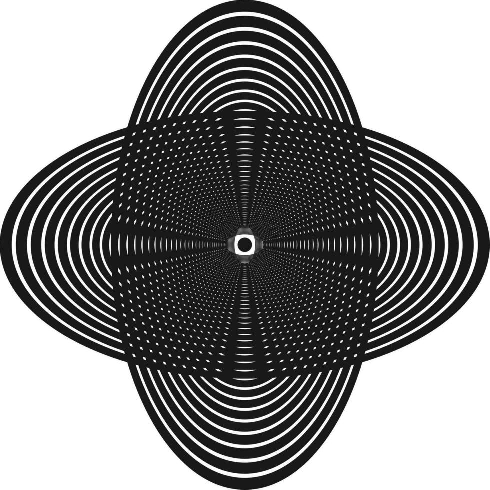 abstrato desatado cinzento círculo linha padronizar arte. vetor