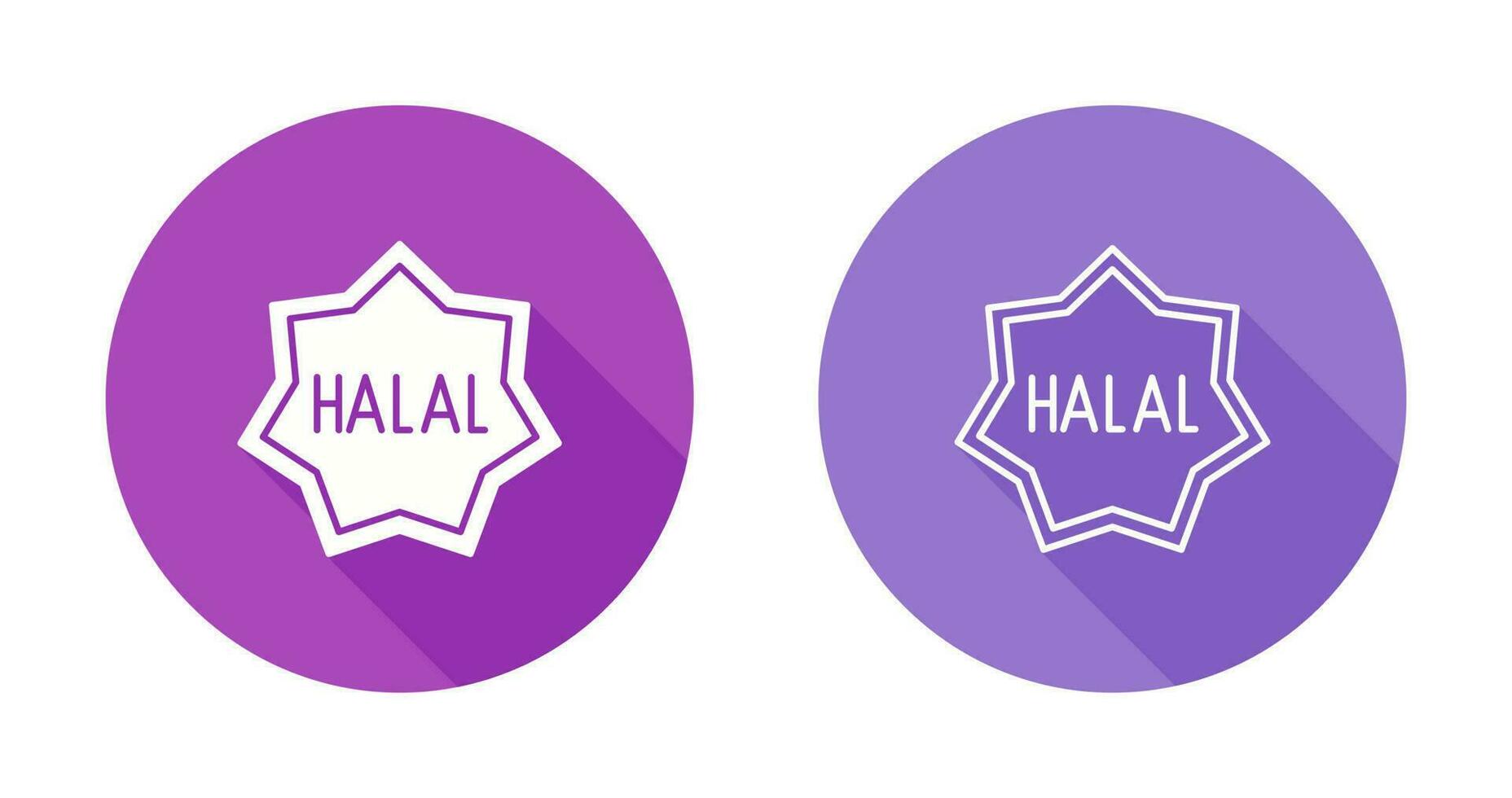 ícone de vetor halal