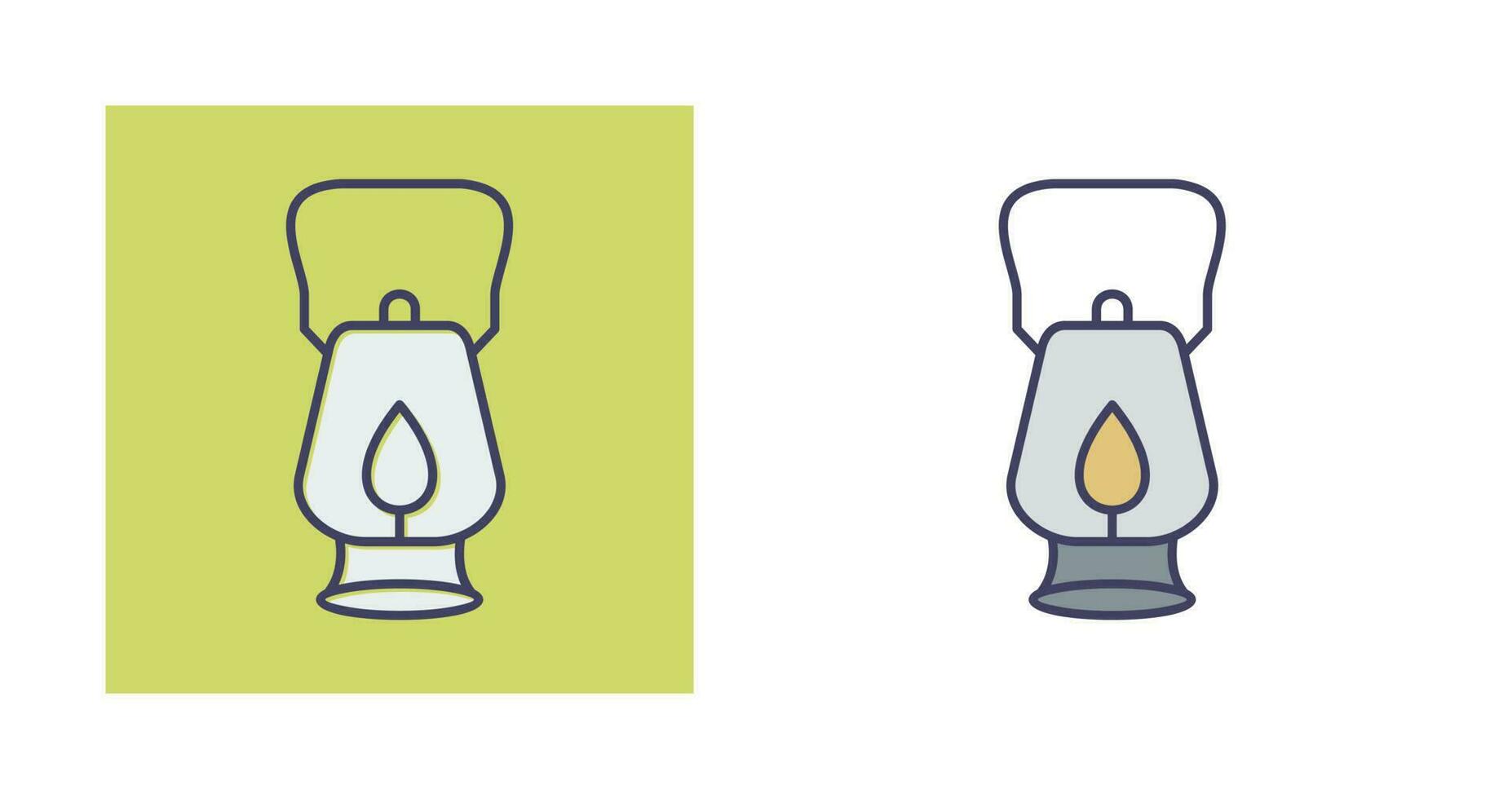 ícone de vetor de lâmpada de óleo