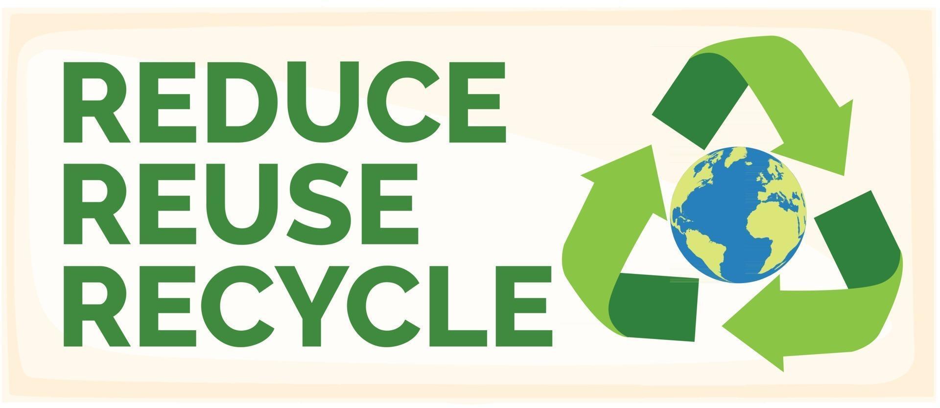 reduzir reduzir reciclar vetor