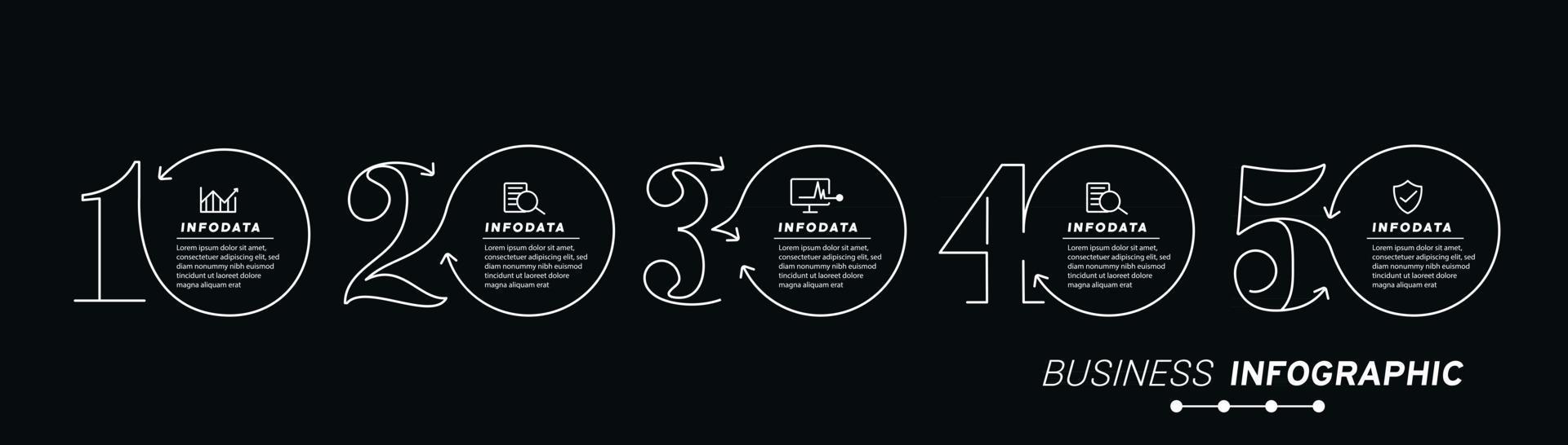 elementos de design de infográficos de negócios conjunto de infográficos em 3D vetor