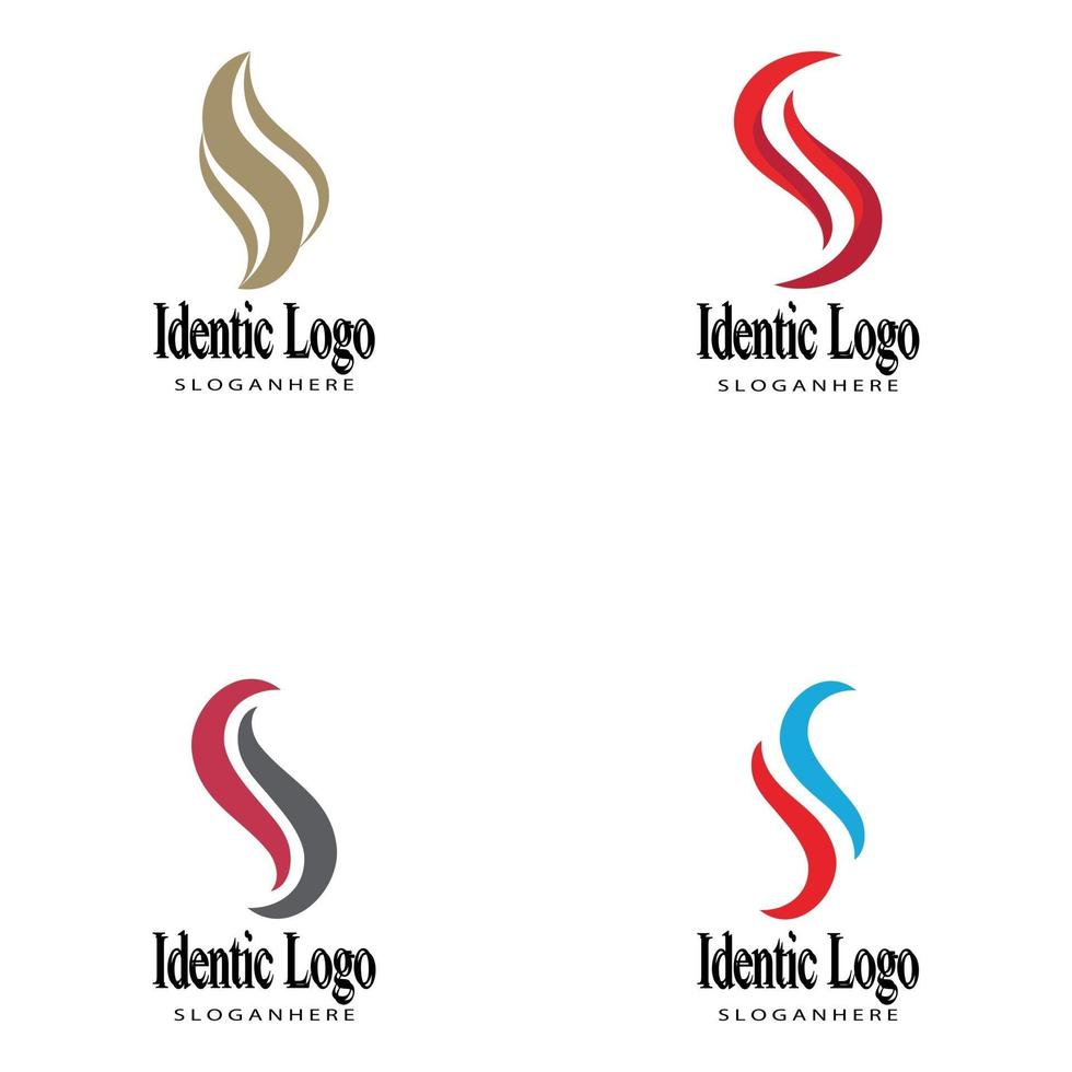 vetor de design de logotipo de carta corporativa de negócios