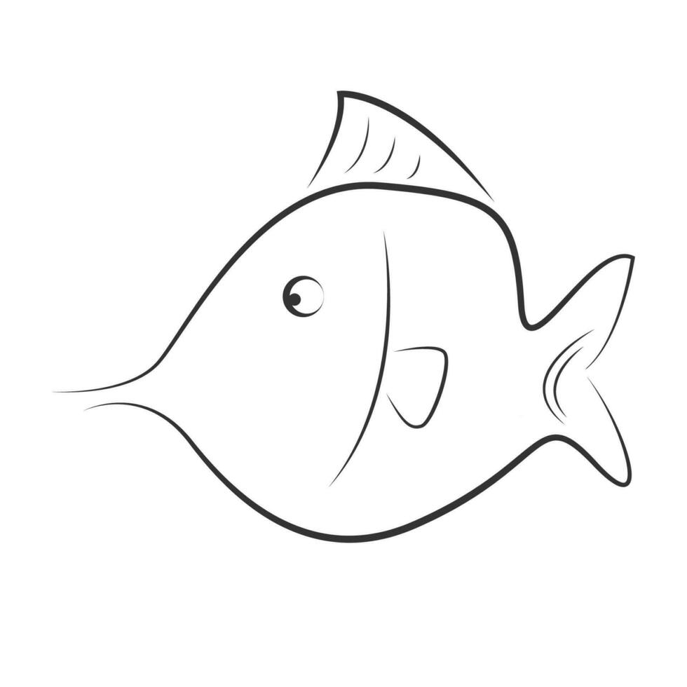 peixe logotipo vetor ilustração Projeto