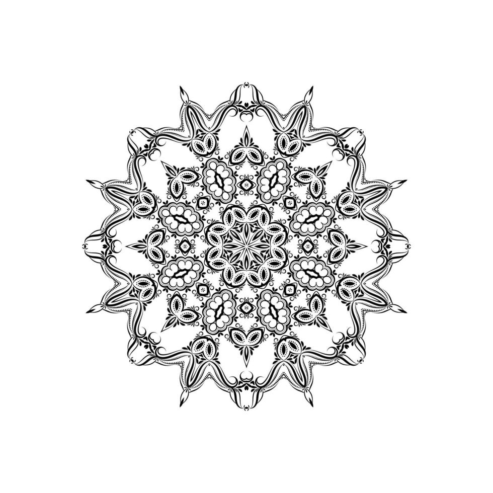 fundo de desenho de mandala vetor