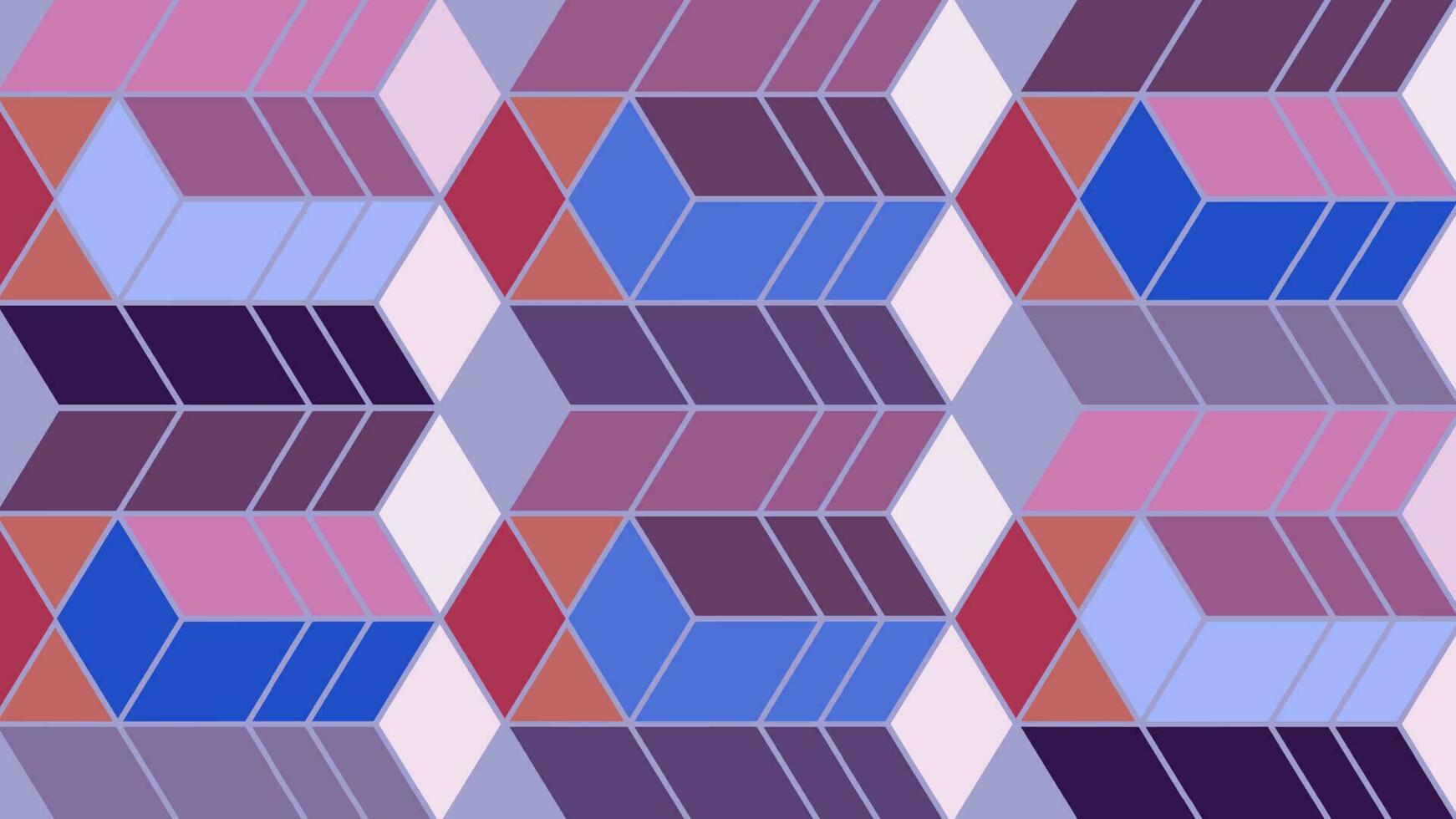 colorida abstrato polígono fundo Projeto vetor