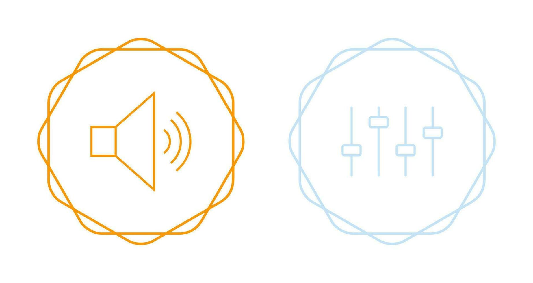 ícone de vetor de controle de volume