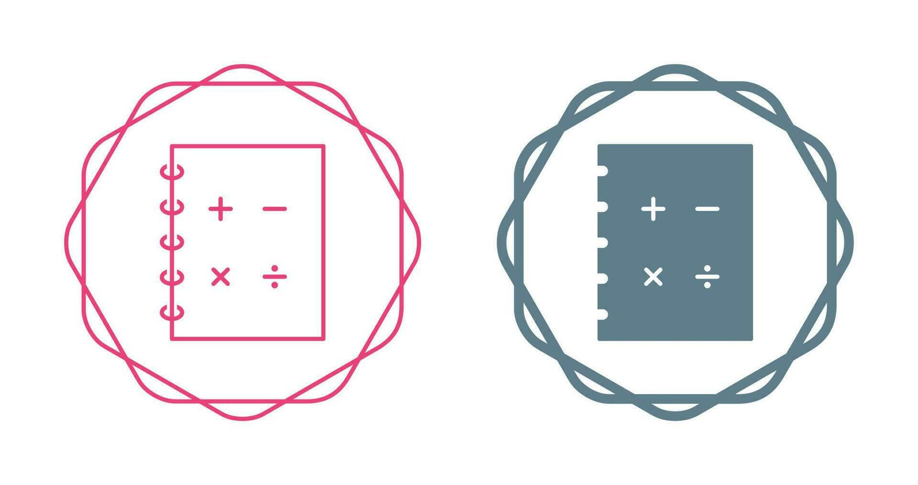 ícone de vetor de matemática