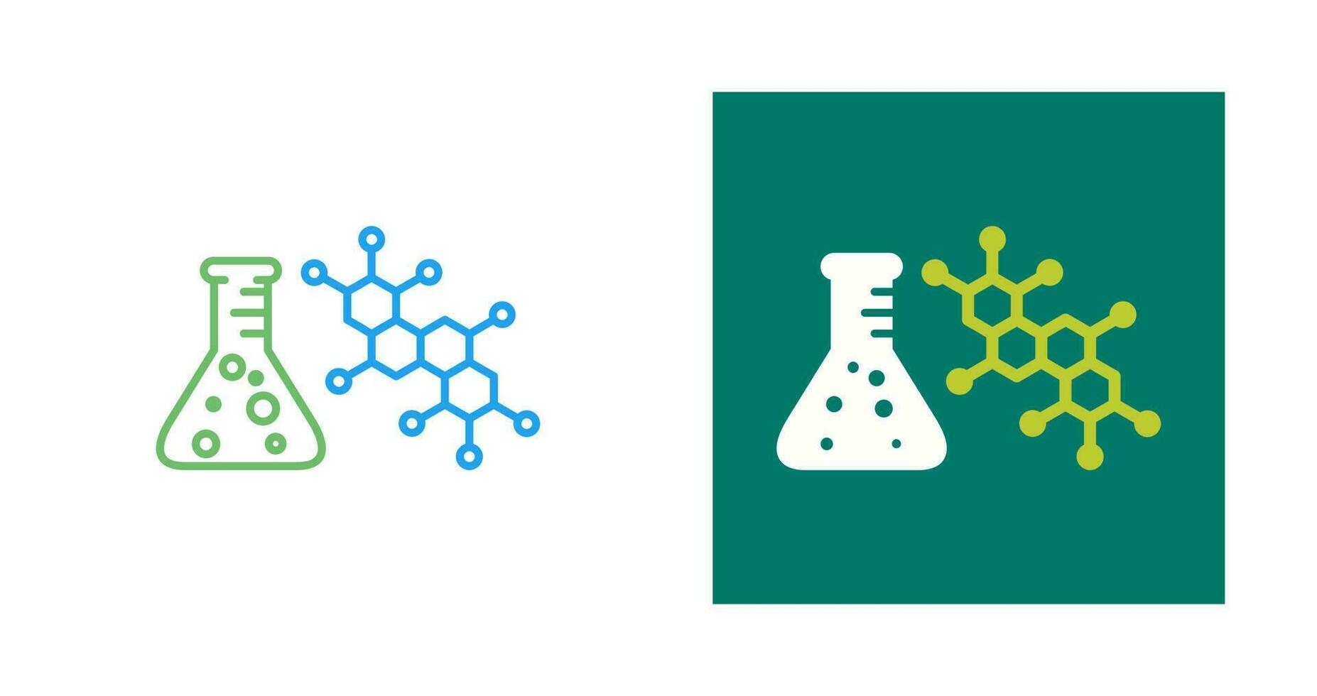 ícone de vetor de química