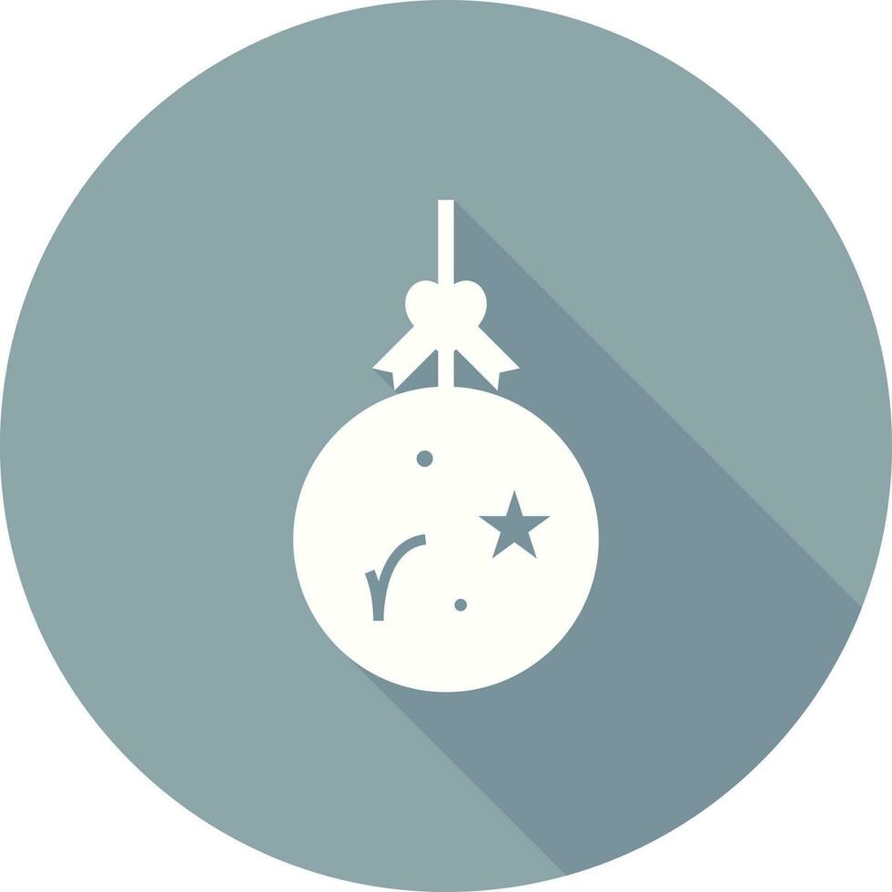 ícone de vetor de bola de natal