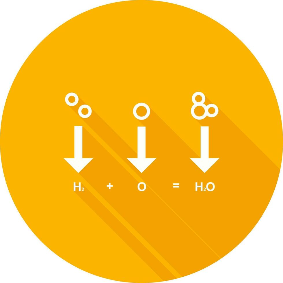 ícone de vetor de fórmula química