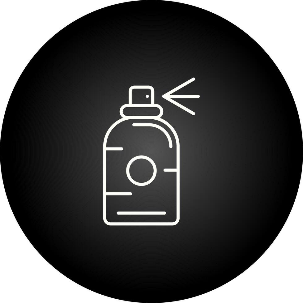 ícone de linha de tinta spray vetor