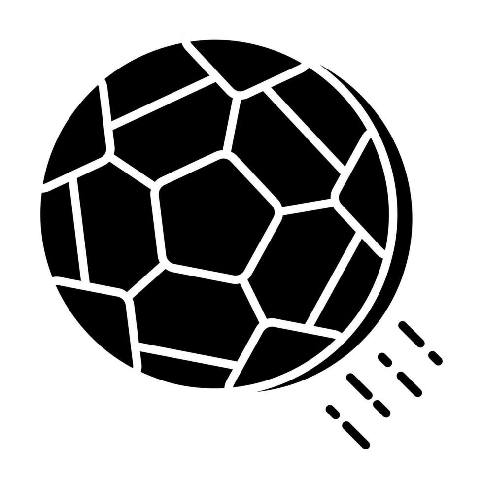 ícone de design moderno do futebol vetor