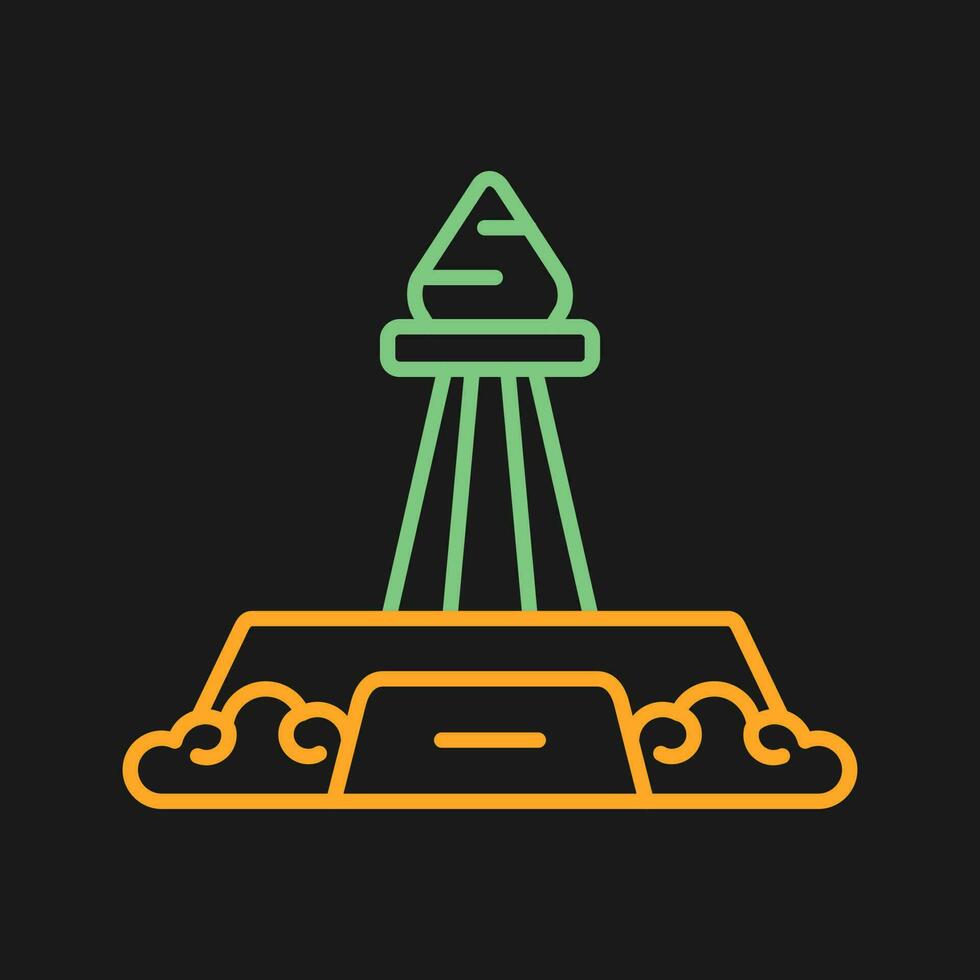 ícone de vetor de obelisco