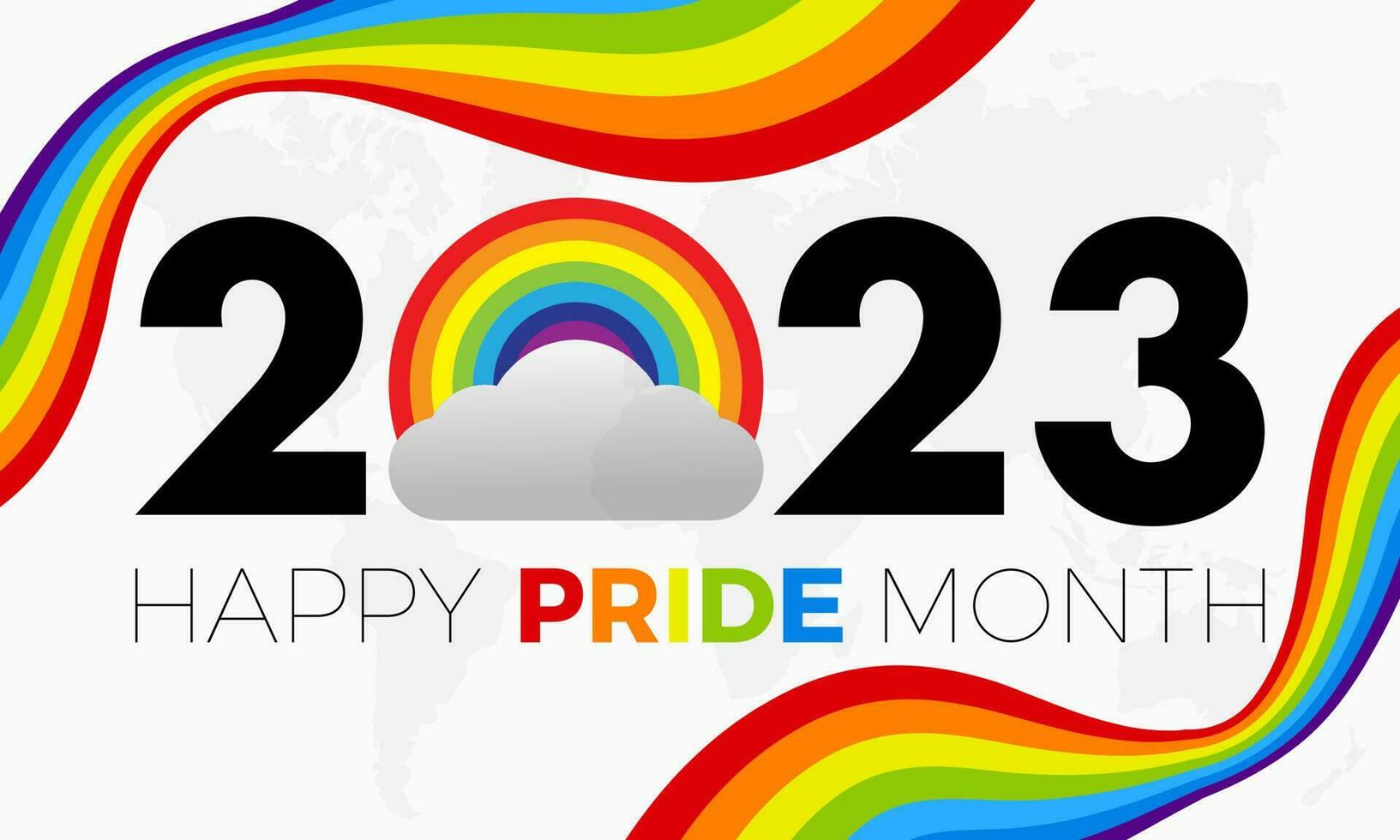 2023 conceito orgulho mês transgêneros comunidade celebração vetor modelo. diversidade, homossexual, arco Iris conceito bandeira.