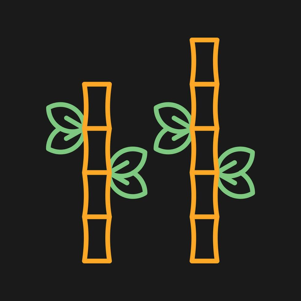 ícone de vetor de bambu