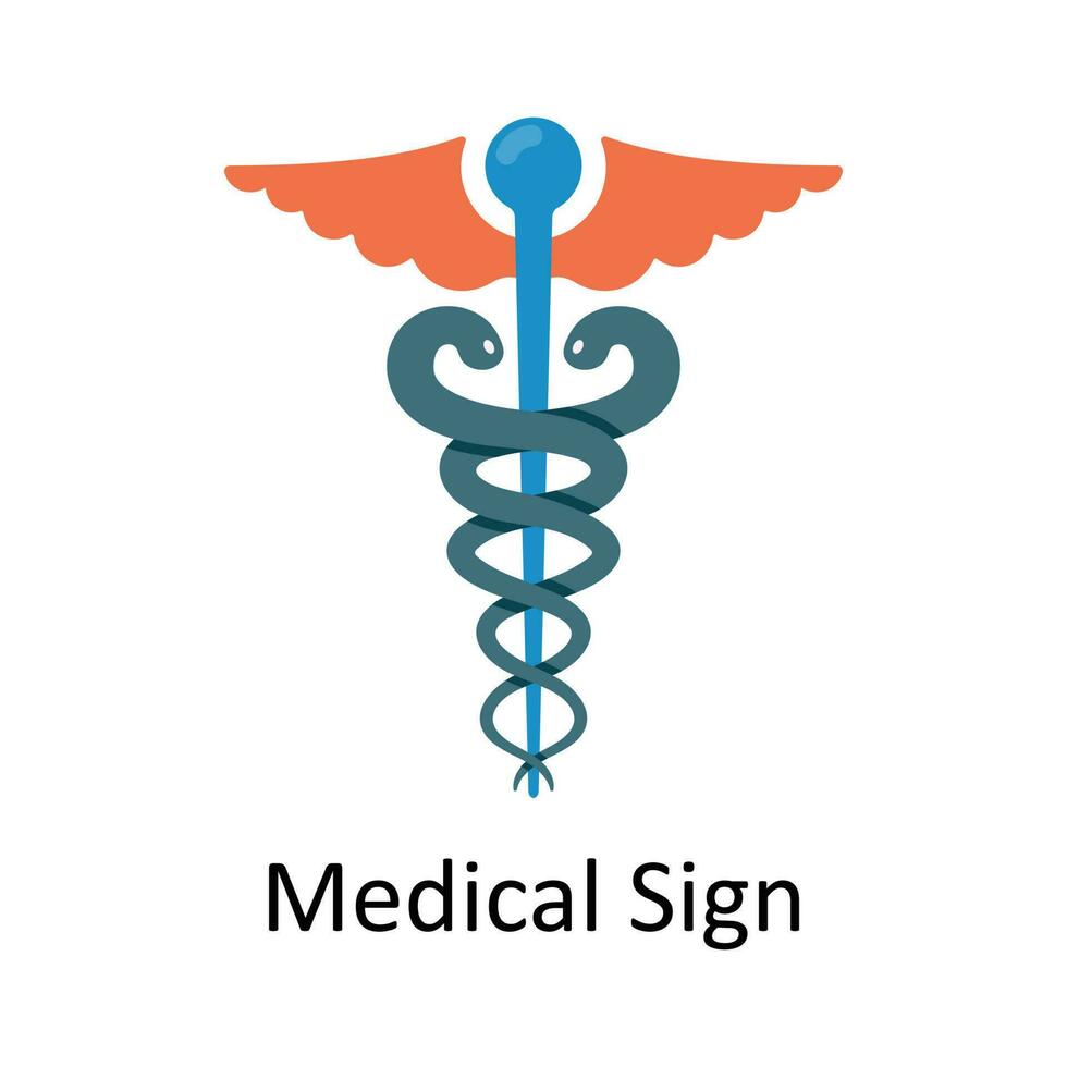 médico placa vetor plano ícone Projeto ilustração. médico e cuidados de saúde símbolo em branco fundo eps 10 Arquivo