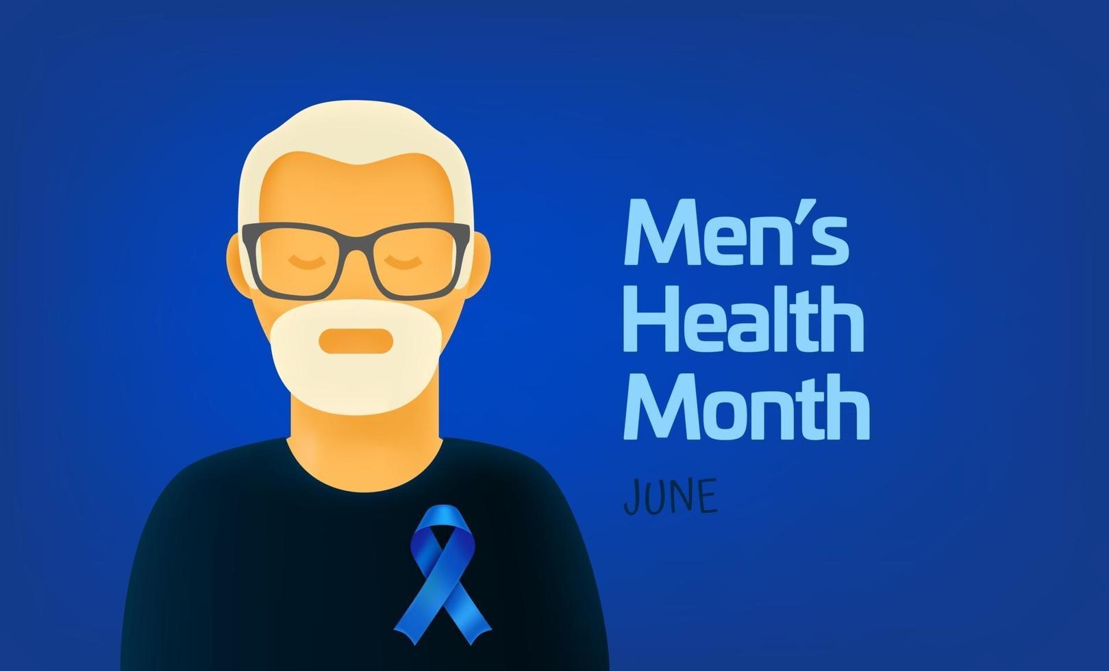 mês internacional da saúde masculina vetor