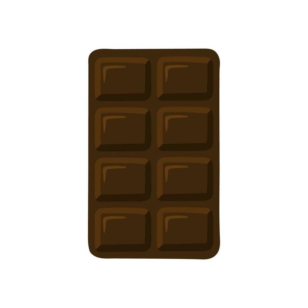 chocolate Barra ícone rabisco desenho animado vetor ilustração