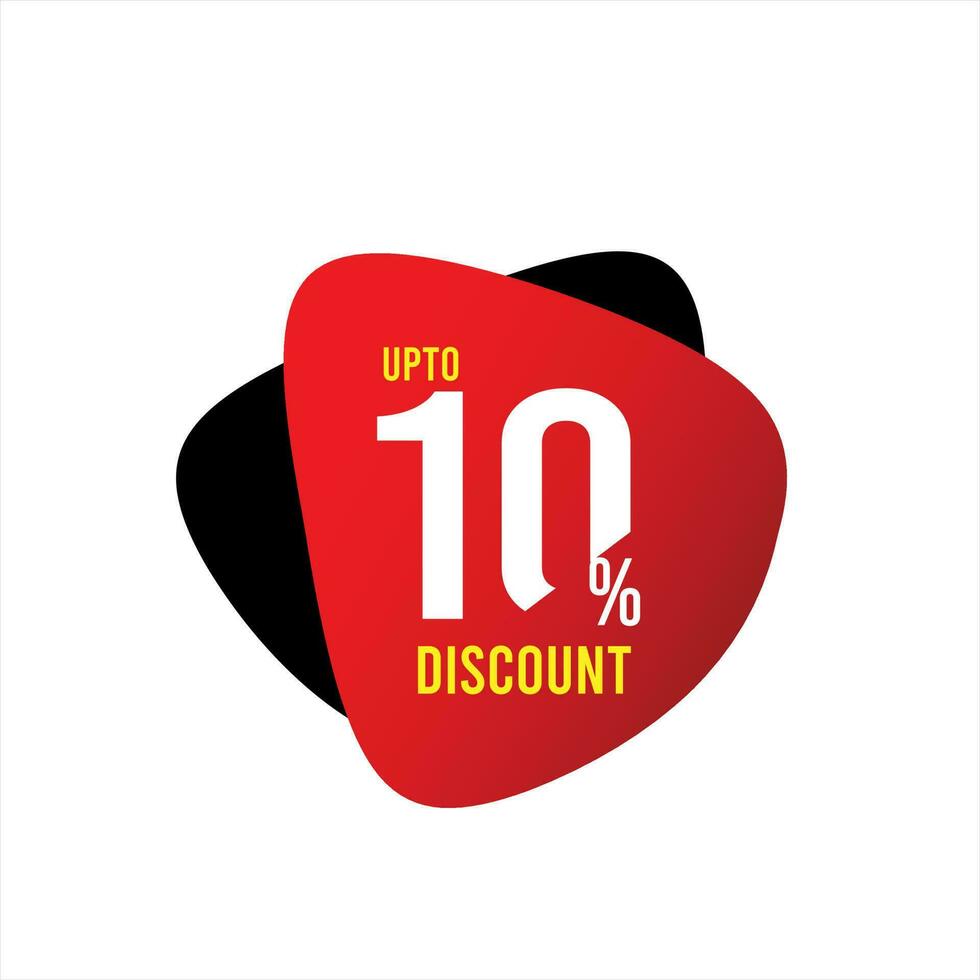 acima para 10 persen desconto vetor logotipo. acima para 10 desligado, especial oferta, venda e especial oferta bandeira, especial oferta venda bandeira