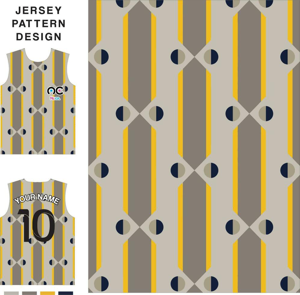 abstrato listrado círculo conceito vetor jérsei padronizar modelo para impressão ou sublimação Esportes uniformes futebol voleibol basquetebol e-sports ciclismo e pescaria livre vetor.