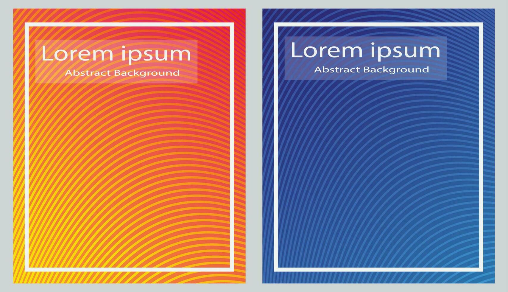abstrato padronizar textura livro folheto poster cobrir gradiente modelo ilustração do uma conjunto do faixas laranja e azul fundo vetor