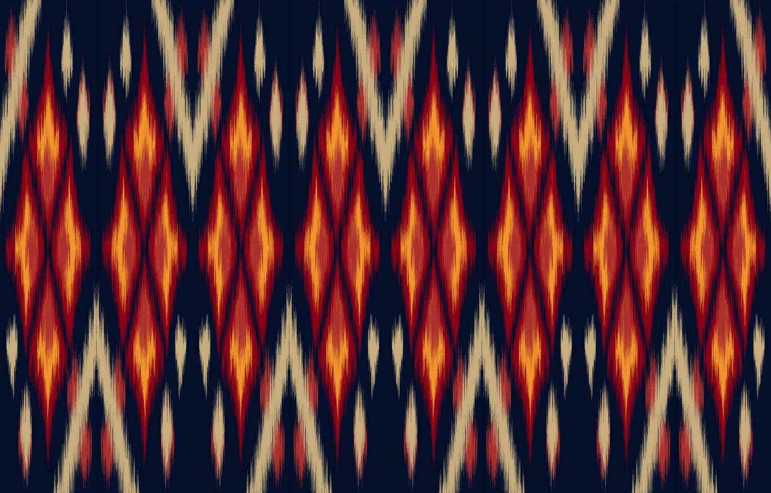 étnico abstrato ikat arte. desatado padronizar dentro tribal, folk bordado, e mexicano estilo. asteca geométrico arte enfeite imprimir. Projeto para tapete, papel de parede, roupas, invólucro, tecido, cobrir, têxtil. vetor