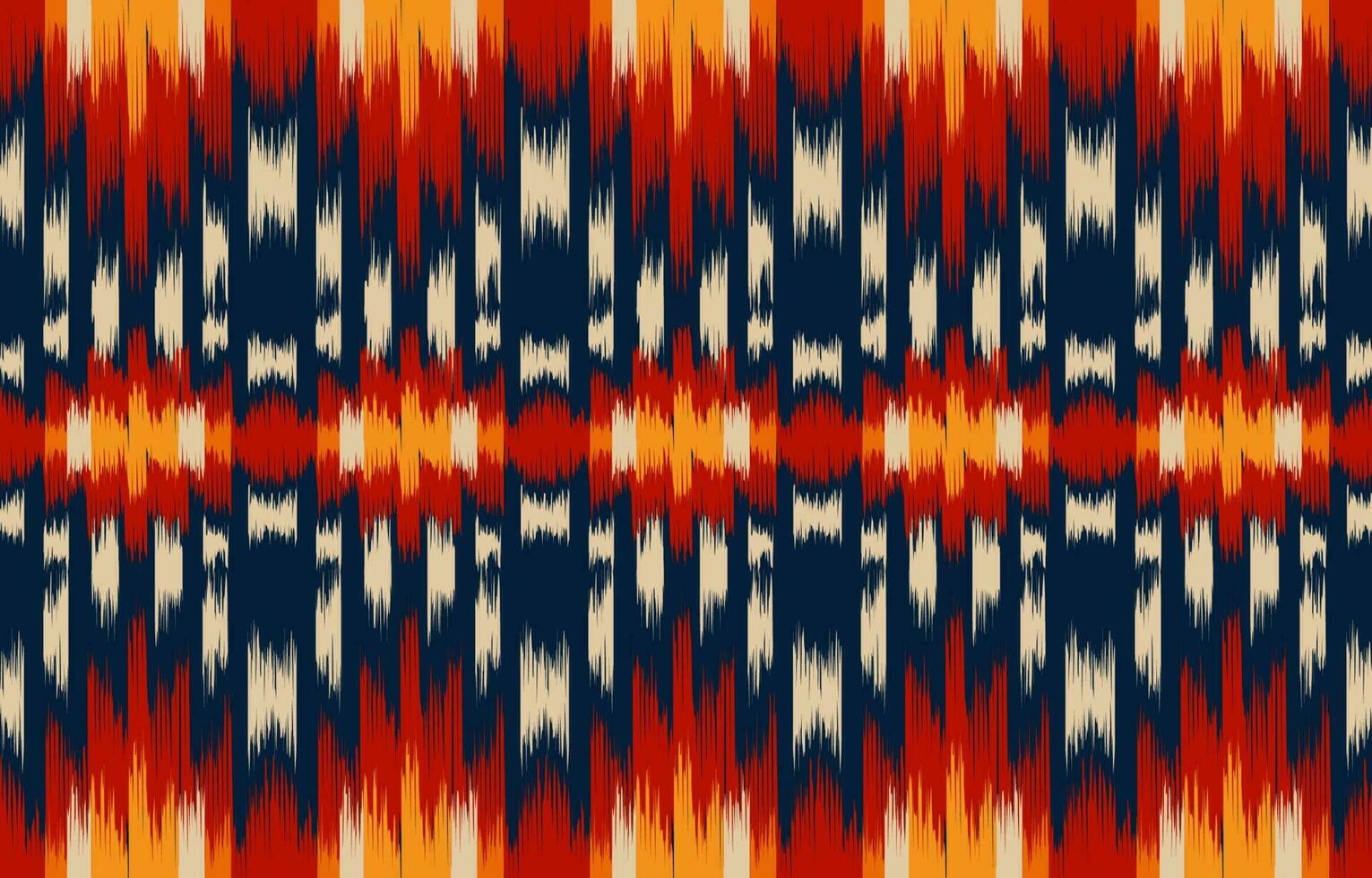 étnico abstrato ikat arte. desatado padronizar dentro tribal, folk bordado, e mexicano estilo. asteca geométrico arte enfeite imprimir. Projeto para tapete, papel de parede, roupas, invólucro, tecido, cobrir, têxtil. vetor