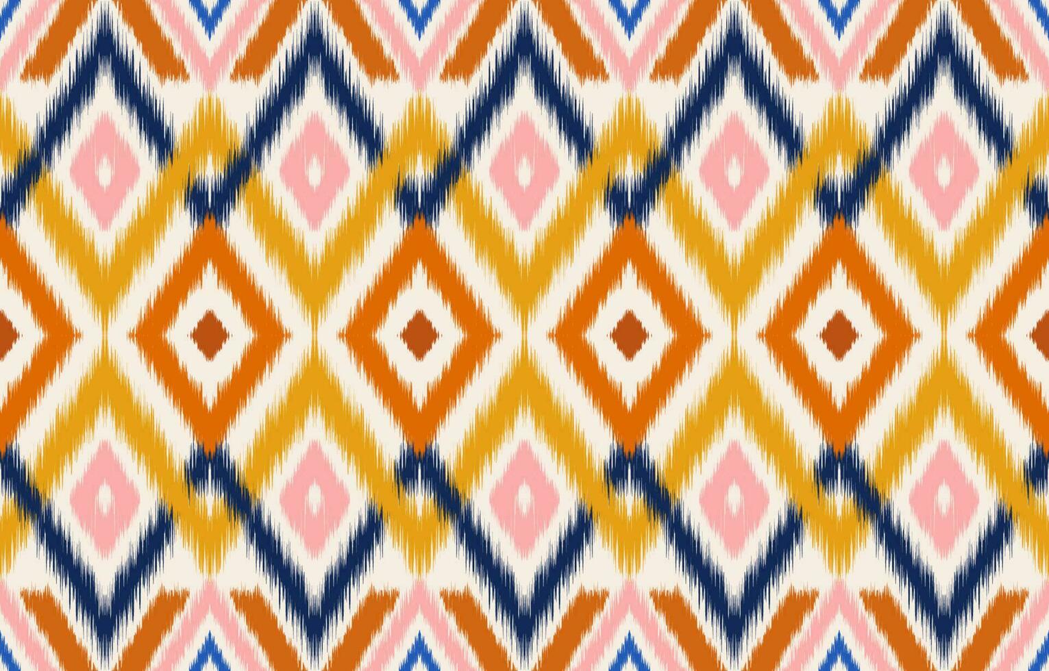 étnico abstrato ikat arte. desatado padronizar dentro tribal, folk bordado, e mexicano estilo. asteca geométrico arte enfeite imprimir. Projeto para tapete, papel de parede, roupas, invólucro, tecido, cobrir, têxtil. vetor