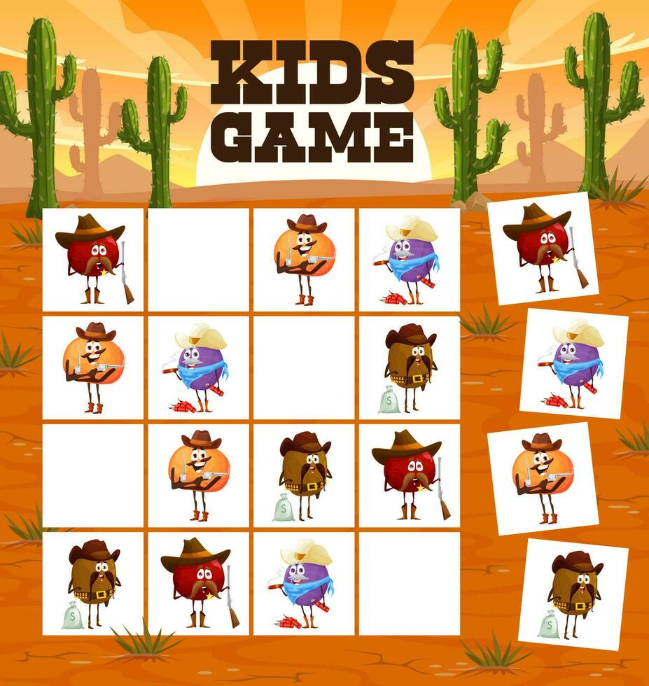 jogo infantil sudoku quadrinhos retrô de comida mexicana 17773043